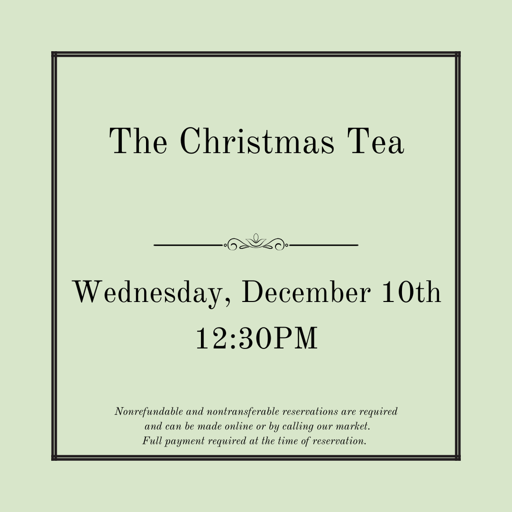 The Christmas Tea - December 10th