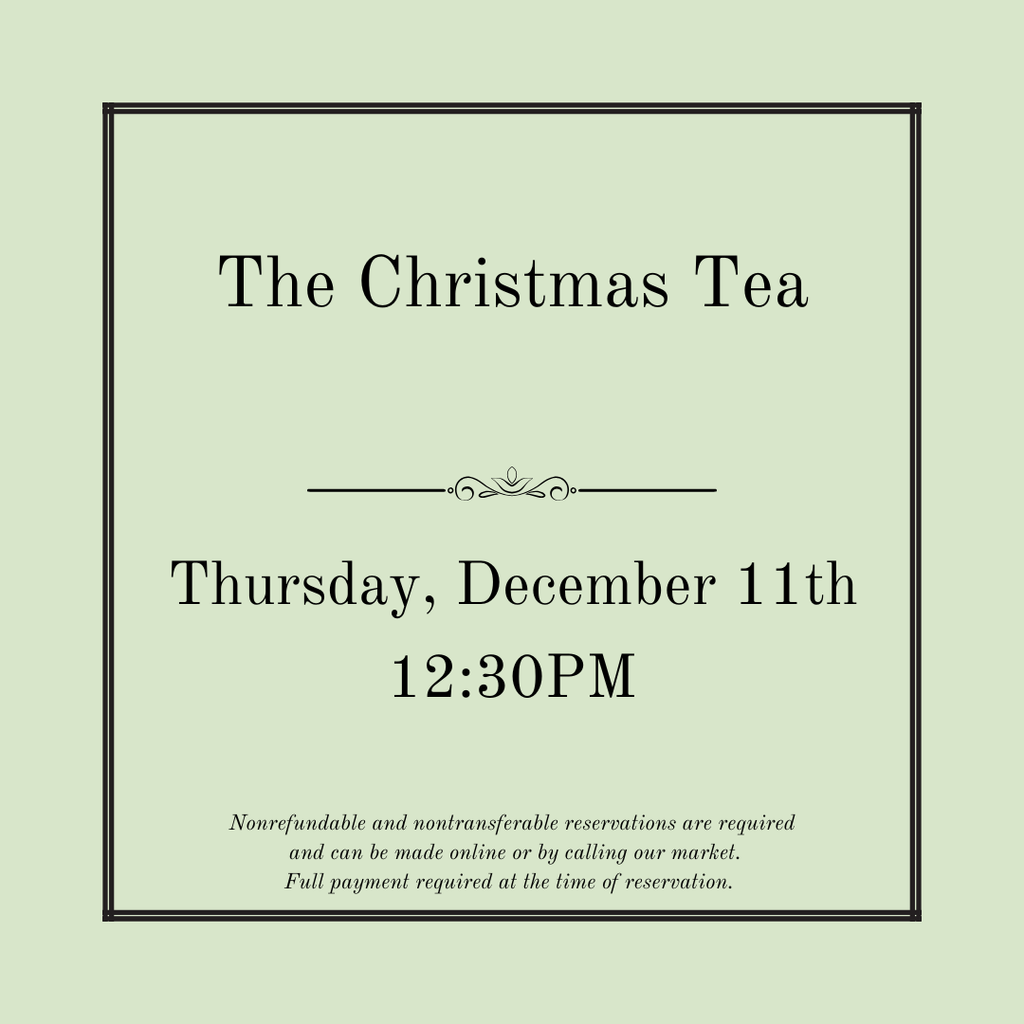 The Christmas Tea - December 11th