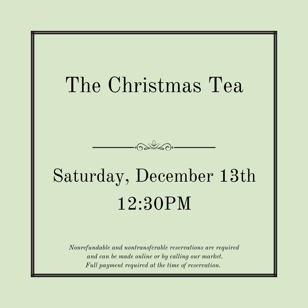 The Christmas Tea - December 13th