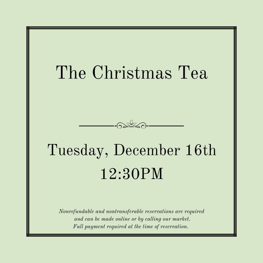 The Christmas Tea - December 16th