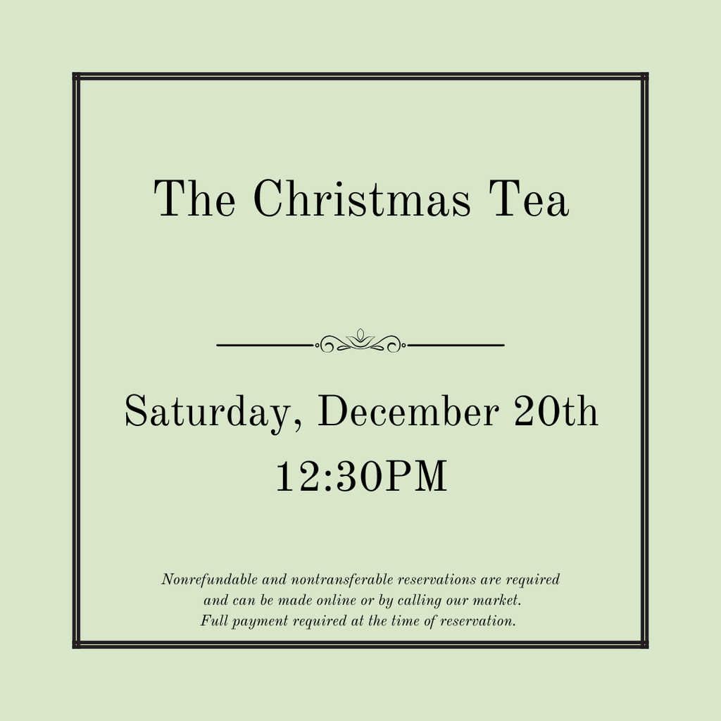 The Christmas Tea - December 20th