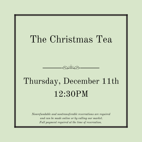 The Christmas Tea - December 11th
