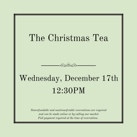 The Christmas Tea - December 17th