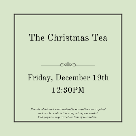 The Christmas Tea - December 19th